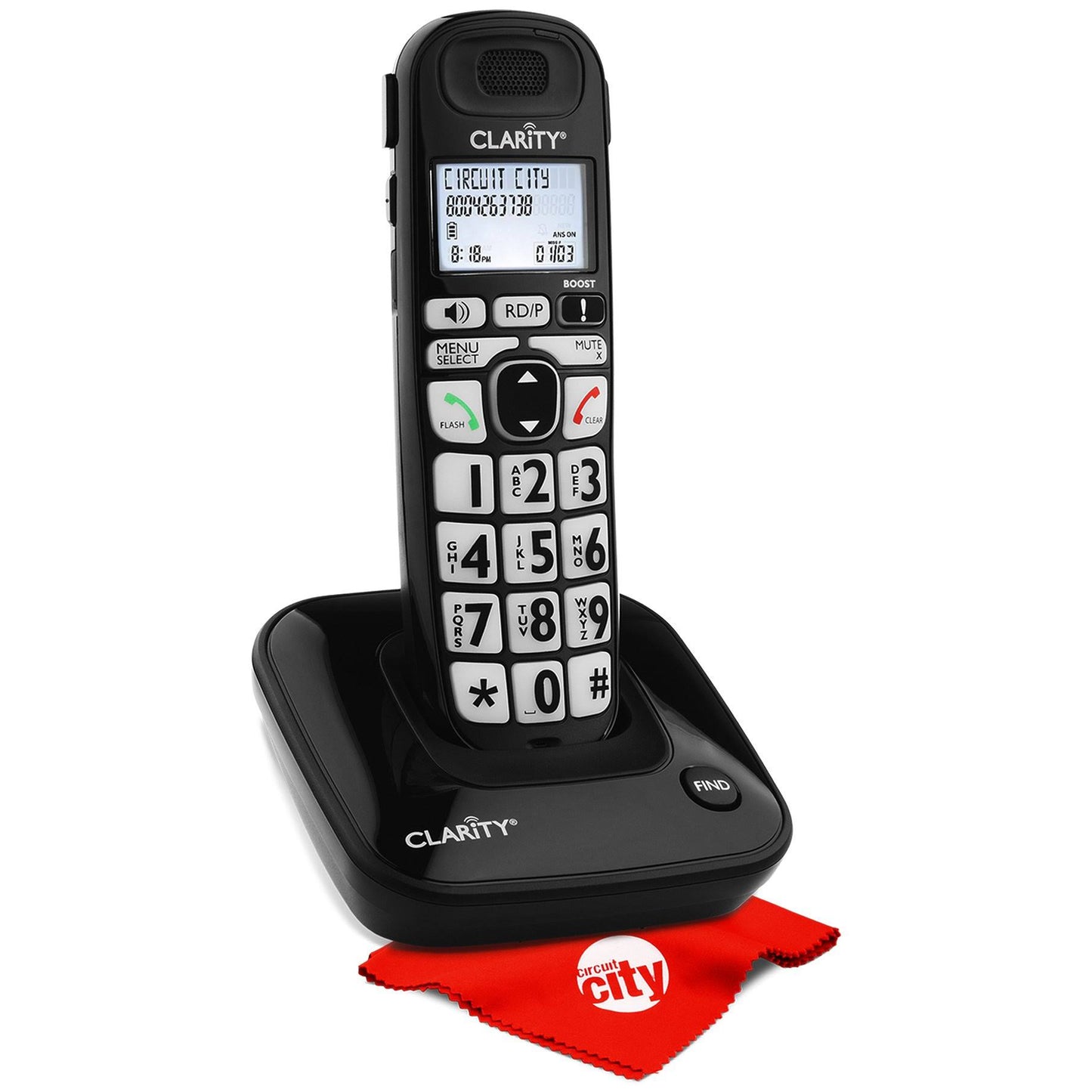 Clarity D703 Moderate Hearing Loss Digital Cordless Phone with Circui JCI6_T2JIX55