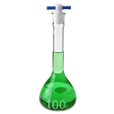 Chemglass 500ml Volumetric Flask, Heavy Duty Class A, PTFE Stopper BEI6_J1JOG62