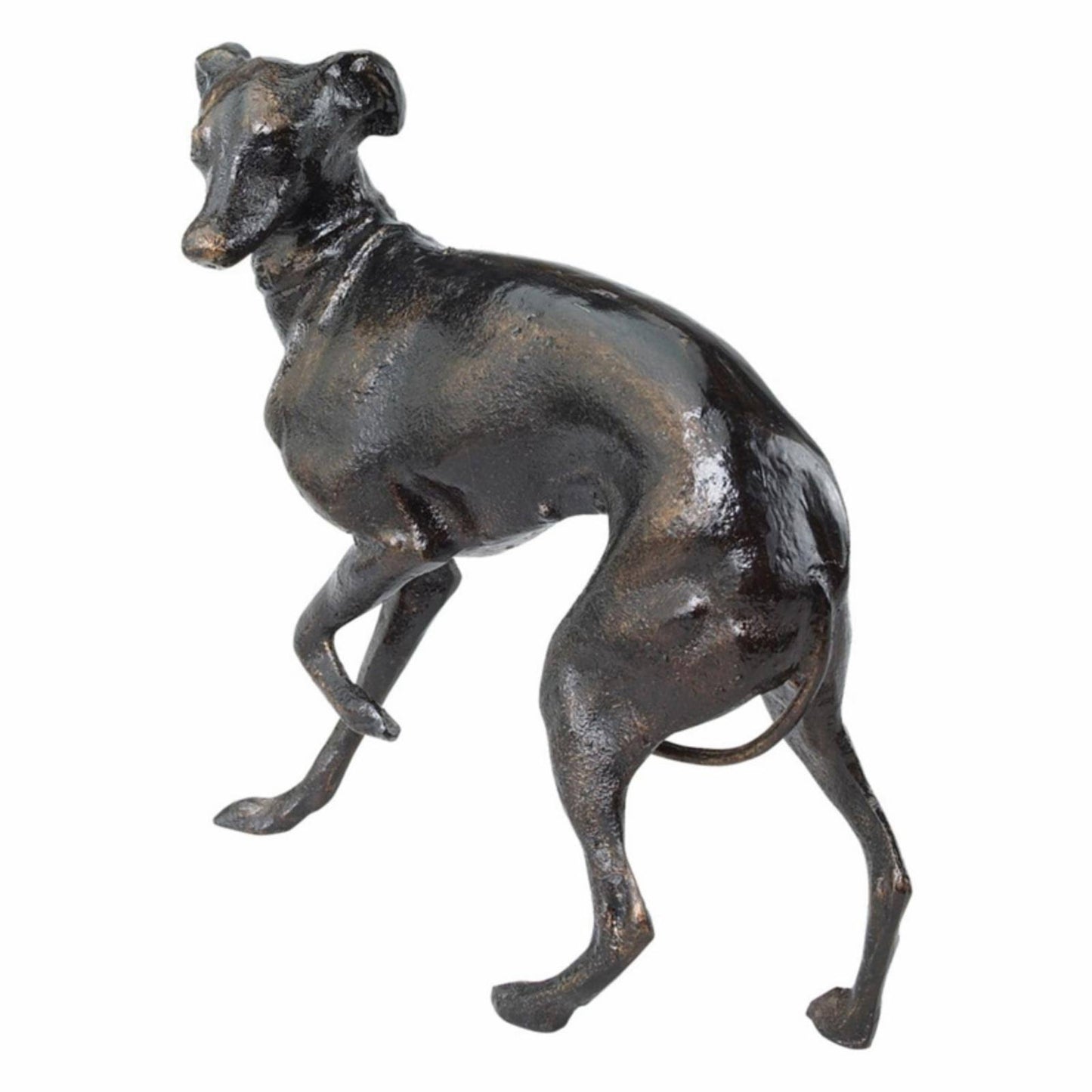 Design Toscano The Loyal Whippet Authentic Foundry Iron Casting - Set of Two XDK0_Q4HZT17