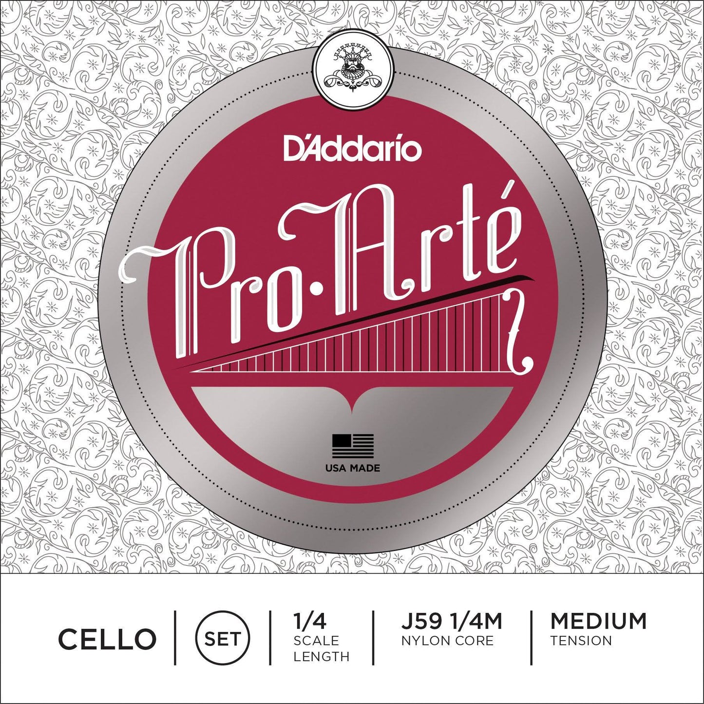 D&Addario Pro Arte 1/4 Size Cello String Set ANQ9_Y4KPB69