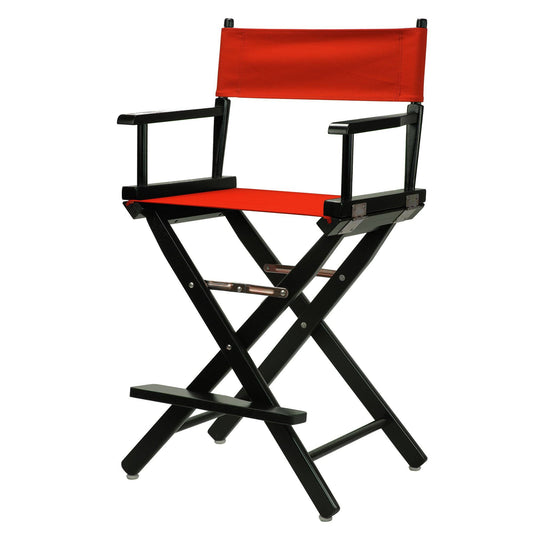 Casual Home 24x22 Director&s Chair Black Frame, Red Canvas CGL2_R8RYR40