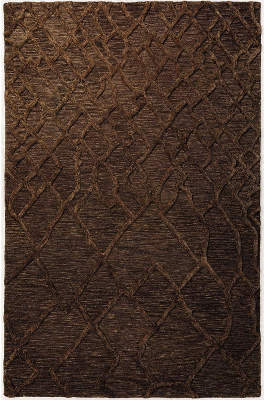 Dalyn Mojave MJ1 Chocolate 3&6x22 x 5&6x22 Area Rug HFB3_N9DGU42