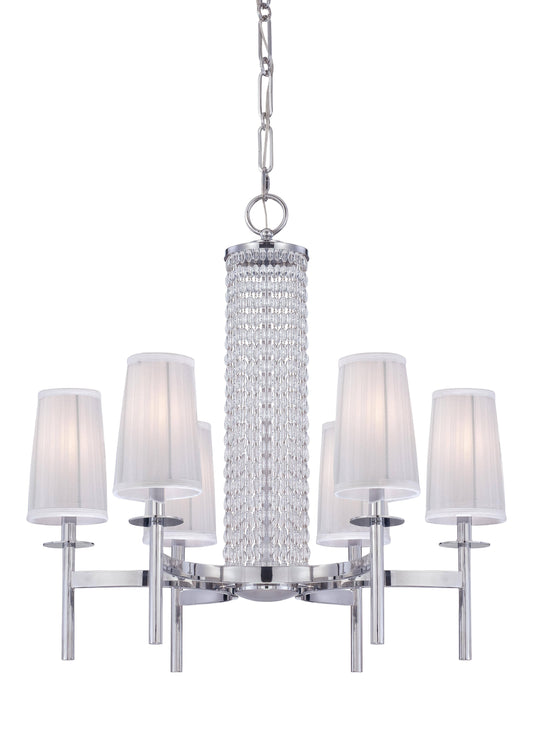 Designers Fountain 83986-CH Candence 6-Light Chandelier - Chrome MUU5_A8ZFT38