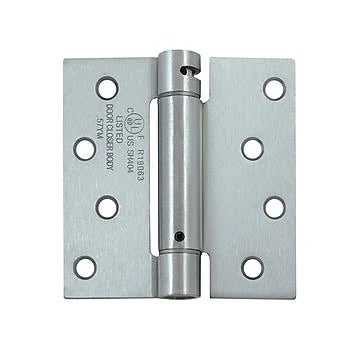 Deltana 4&& H x 4&& W Steel Single Spring Door HINGE; Antique Nickel LZR5_B7SPO42