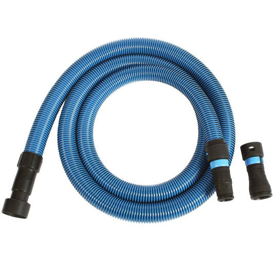 Cen-Tec Systems 94511 Antistatic Wet/Dry Vacuum Hose for Shop Vacs with Universal Power Tool Adapter Set, 10 ft, Blue DHC3_P6RJX29