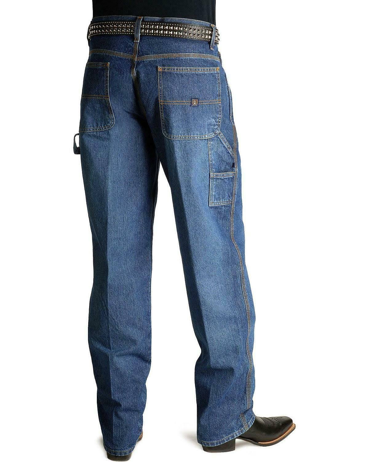 Cinch Mens Blue Label Tapered Loose Fit Jeans MPR0_Q1TRV61