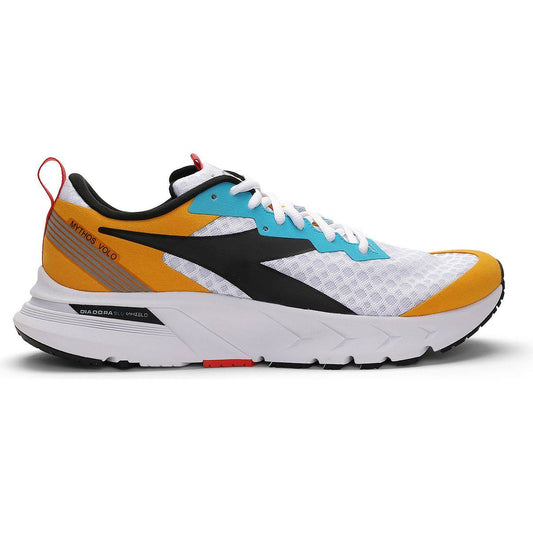 Diadora Mens Mythos Blushield Volo WHITE/BLACK/SAFFRON FDP0_L5ORD83