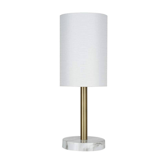 Catalina Lighting 22789-000 Mid-Century Modern Small Stick Table Lamp with Marble Base, 14 DUY5_R1PNE51