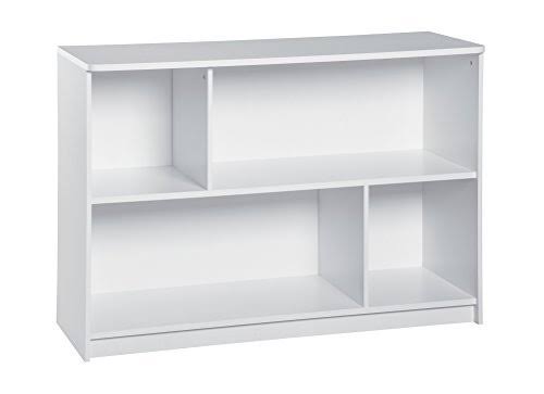 Closetmaid 1498 KidSpace 2-Tier Horizontal Storage Shelf, White NZE5_X4CWK21