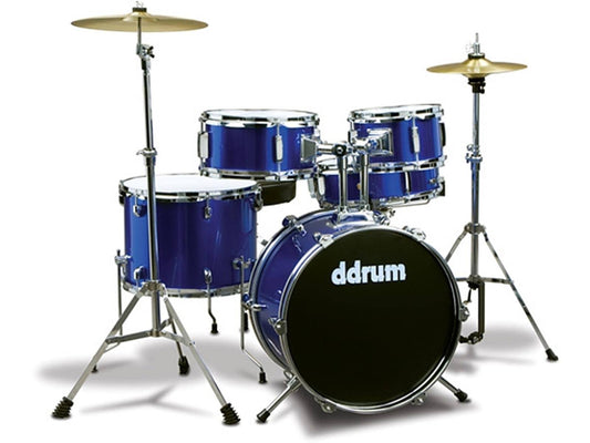 ddrum D1 JUNIOR - Drum set - 5-piece - basswood - 6-ply - police blue SQS9_G1BEN64