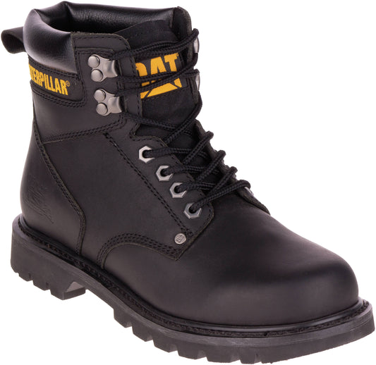 Caterpillar Mens Second Shift Work Boots - Black GHI9_Y1VPZ05