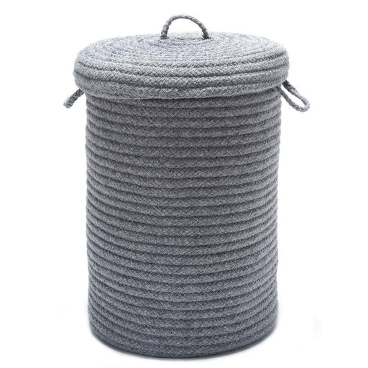 Colonial Mills 16 in. x 16 in. x 24 in. Light Gray Blended Wool Hamper VRX0_U0HXJ23