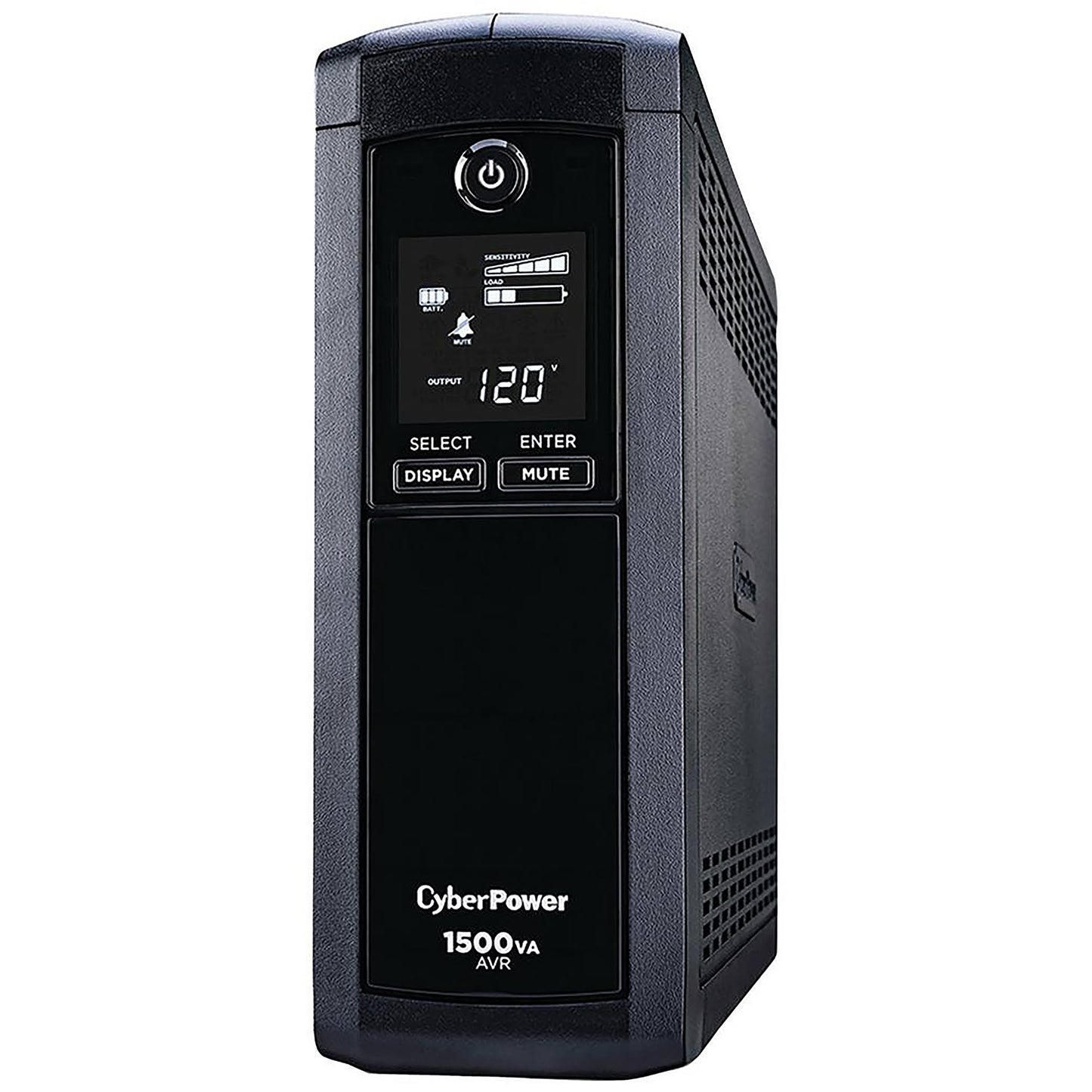 CyberPower CP1500AVRLCD Line-interactive UPS with LCD - NEMA 5-15P - 1500V A/900 Watts - Black HWO5_Q0POC15