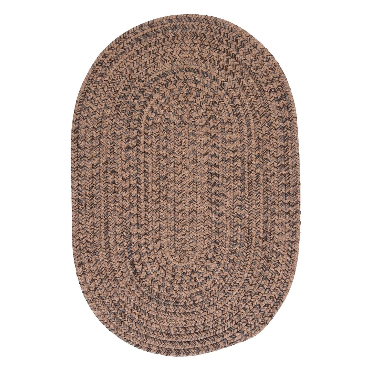 Colonial Mills Hillsdale Braided Reversible Rug USA Made - 2&6x22 x 7& Runner - Mocha UMA2_Z6PXS76