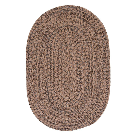 Colonial Mills Hillsdale Braided Reversible Rug USA Made - 2&6x22 x 7& Runner - Mocha UMA2_Z6PXS76