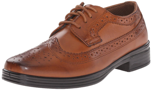 Deer Stags Boys& Ace Wing Tip Oxford, Size: 1.5, Luggage OAZ7_V5LQI63