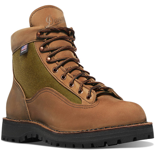 Danner Boots: Mens Brown 33000 USA-Made Waterproof Slip-Resistant Light II Boots GOI8_I0NUQ73