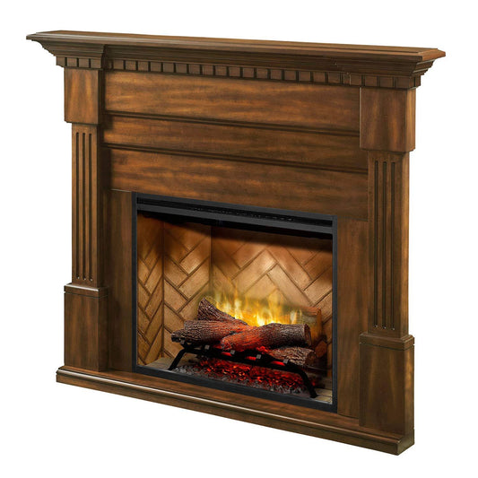 Dimplex Christina Buildrite Mantel, Burnished Walnut FSC3_J4NHZ31