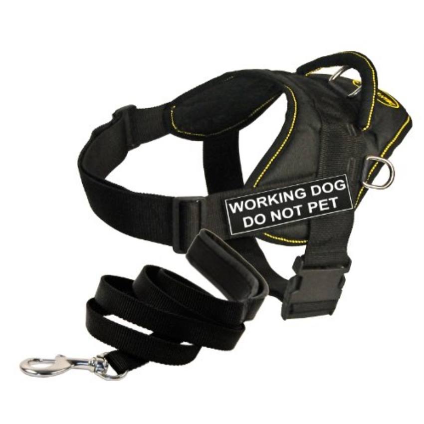 Dean and Tyler Bundle - One DT Fun Works Harness Working Dog Do Not FVQ6_P4NNO96