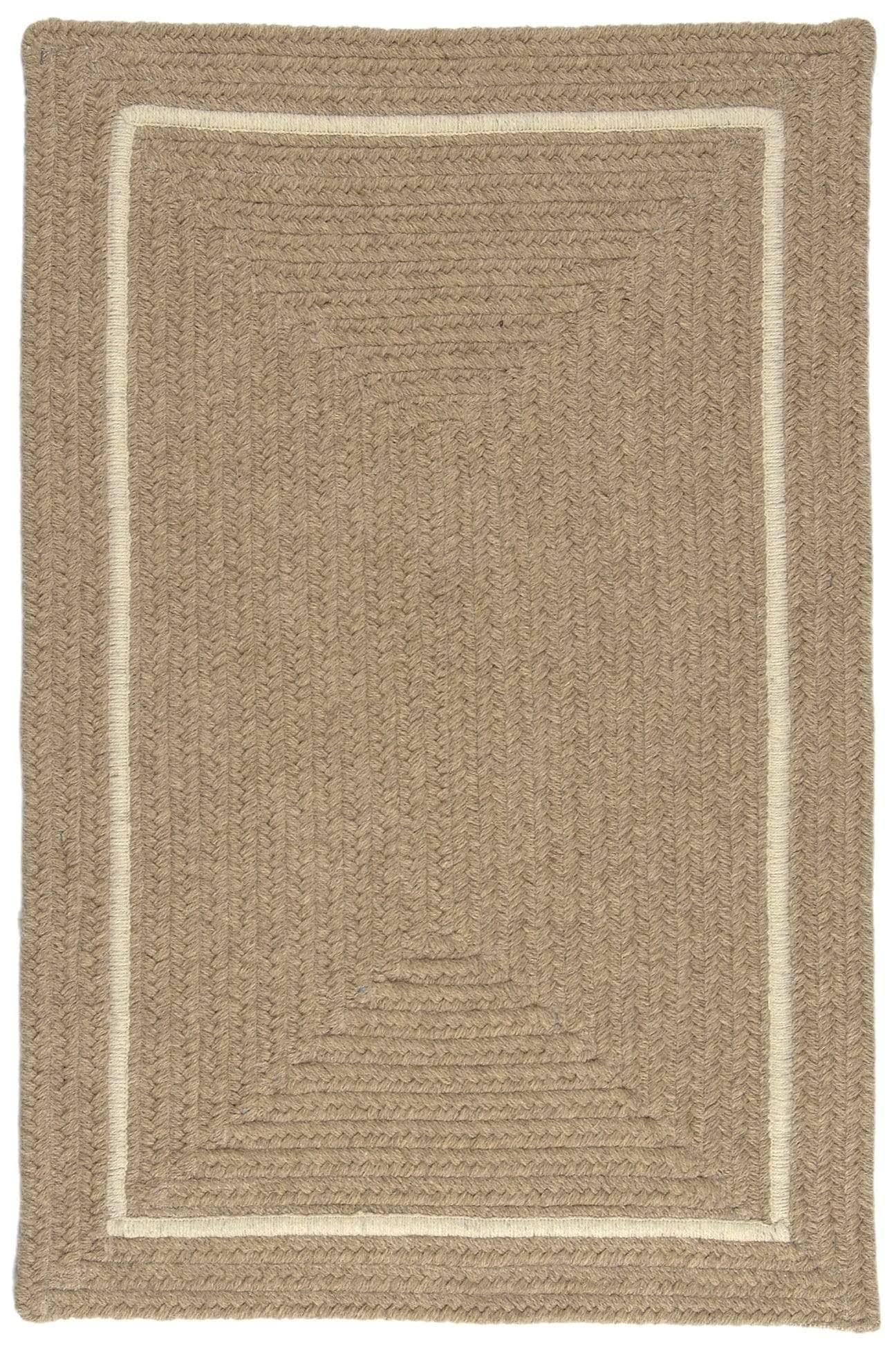 Colonial Mills Shear Natural EN33 Muslin 7& Square Area Rug ZCZ8_O6WQG40