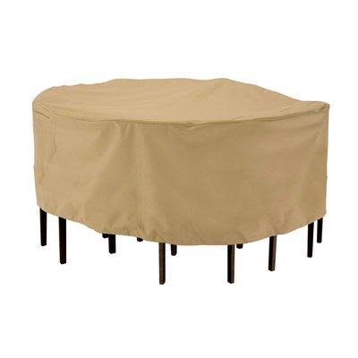 Classic Accessories Terrazzo Round Table/Chair Set Cover M, Cover Type Furniture Group, Primary Color Tan, Primary Material Poly NRA5_J2JCV33