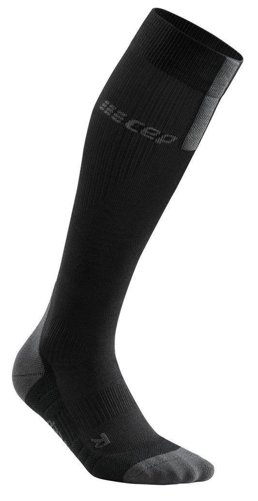 CEP Mens Tall Compression Socks 3.0 Black/Dark Grey IV XVL4_K4GXZ73