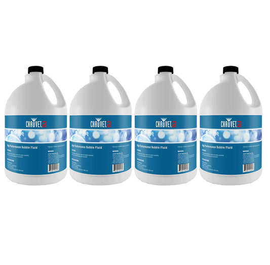 Chauvet High-Performance Non-Staining Bubble Fluid 1-Gallon 4 Pack 4 x BJU PWG2_F8PGV99