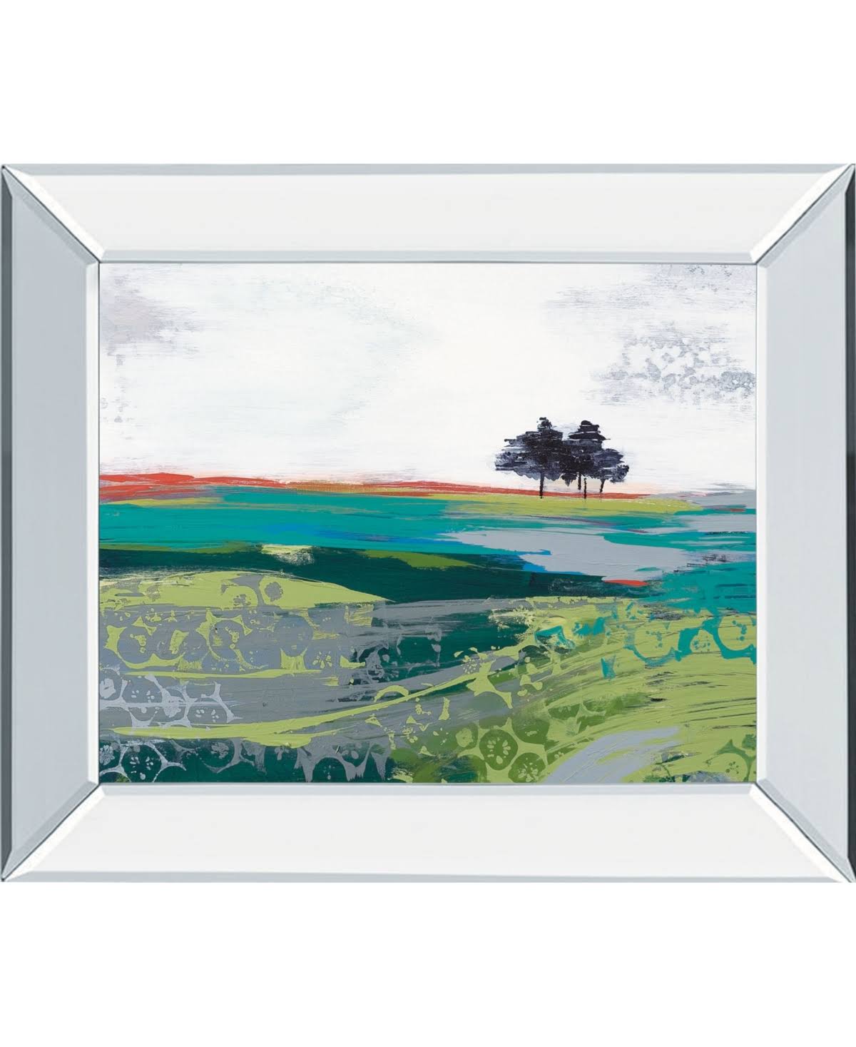 Classy Art 8570MF 22 x 26 in. Summer Breeze by Leslie Bernsen Mirror Framed Print Wall Art MJW5_P2JWZ61