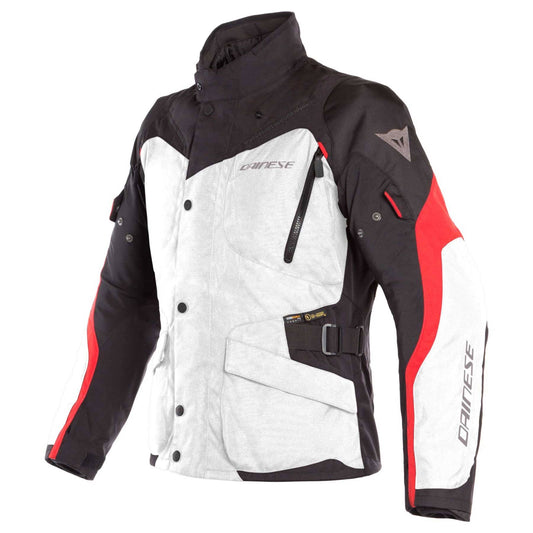 Dainese Tempest 2 D-Dry Jacket Light-Grey/Black/Red 46 JJG6_T8BJX77