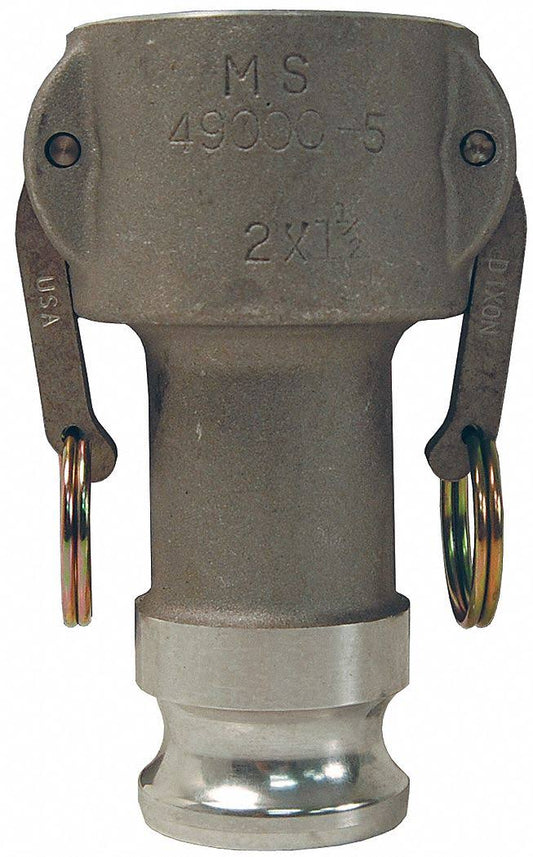 Dixon Valve Coupling 4020-DA-AL Reducing Coupler/Adapter,4 x 2 In,100psi ZKK2_P1WIY33