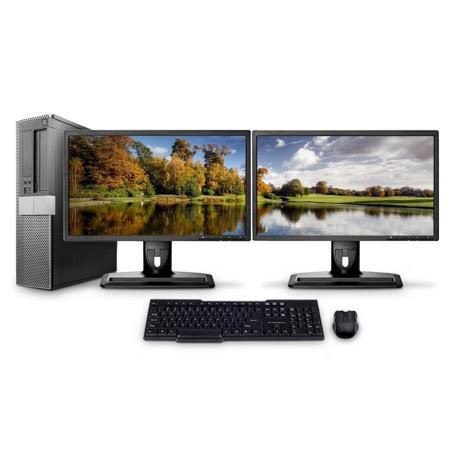 Dell PC Computer Desktop Core i5 3.2GHz 16GB 1TB HD Windows 10 w/Dual 19 inch -  YUX8_F5TFA11