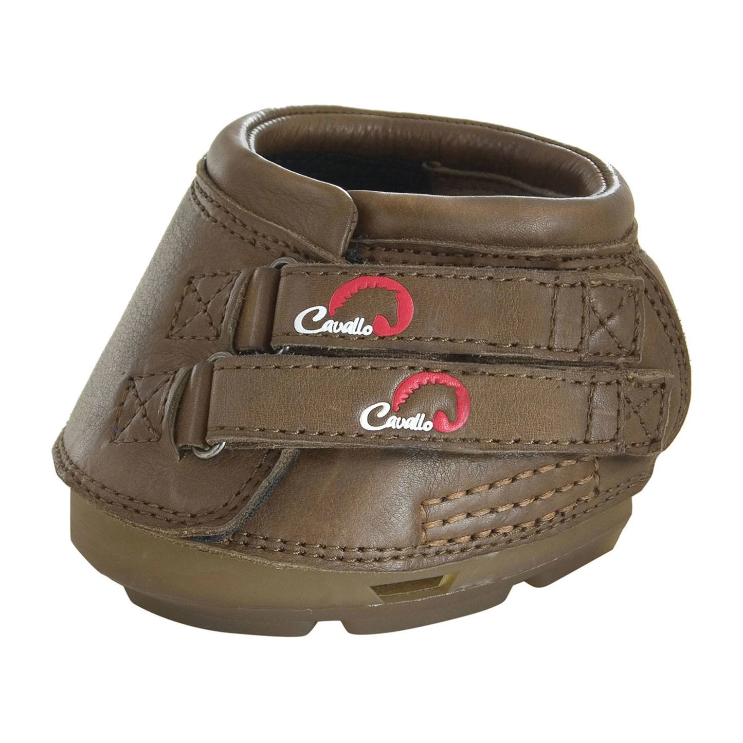 Cavallo Equine Simple Boot with Hoof Brush and Pick Hoof Boots - Brown AVK1_B3VAV05