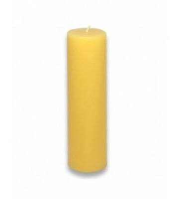 Charlton Home Citronella Pillar Candle Color: Yellow, Size: 6x22 H x 2x22 W x 2x22 D, Quantity: Set of 24 LAJ4_M5JVG93