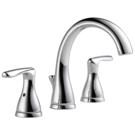 Delta | Foundations B3518LF 2-Handle Widespread Bathroom Faucet Chrome EXI2_U1OXC29