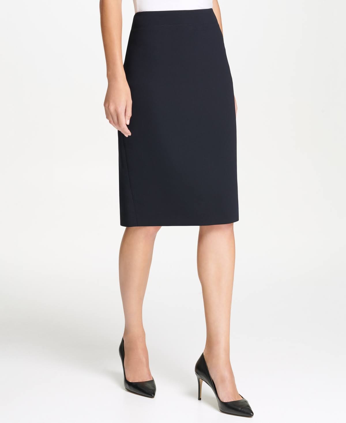 Dkny Midi Pencil Skirt - Navy HLM4_C4ZEE18