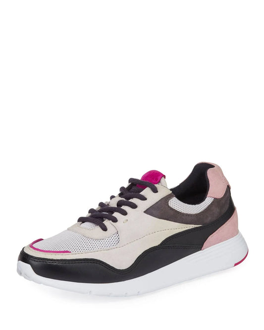 Cole Haan Grand Crosscourt Light Trainer Sneaker - Womens - Black/Off White/Pink - Size 6 GNL9_J1AIN42