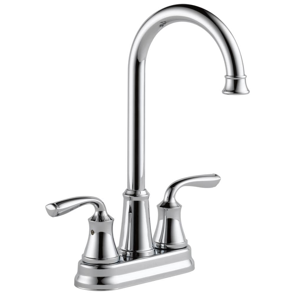 Delta Lorain Chrome 2-Handle Bar and Prep Kitchen Faucet 28716LF XZD4_L1PAS42