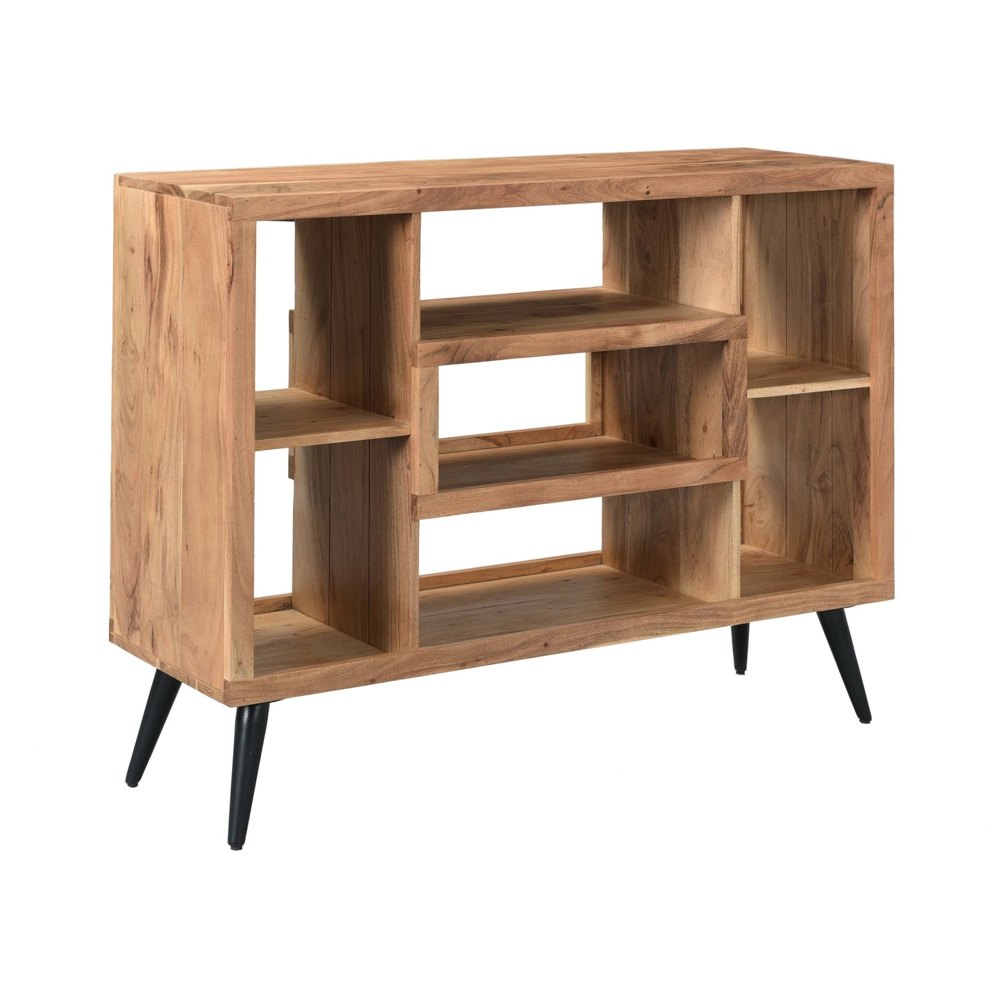 Coast to Coast - Bookcase in Acacia Natural Black - 53419 FYN4_A0QKY31