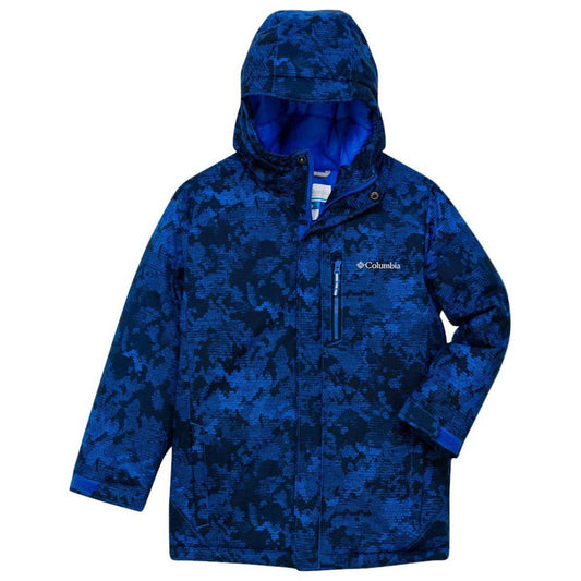 Columbia Alpine Free Fall II Jacket Super Blue Camo L (Kids) MEF0_O2ZGF40