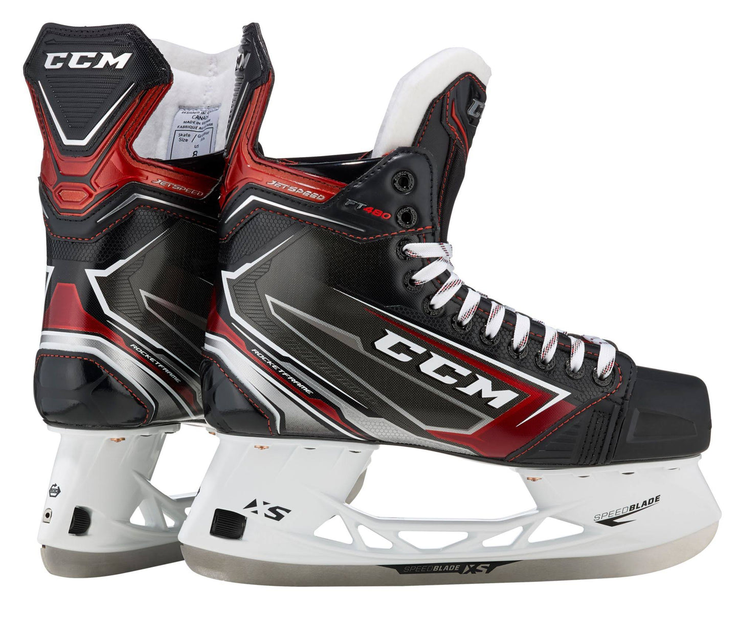 CCM Jetspeed FT480 Youth Ice Hockey Skates Size 12.0Y XOE6_D2ARY81