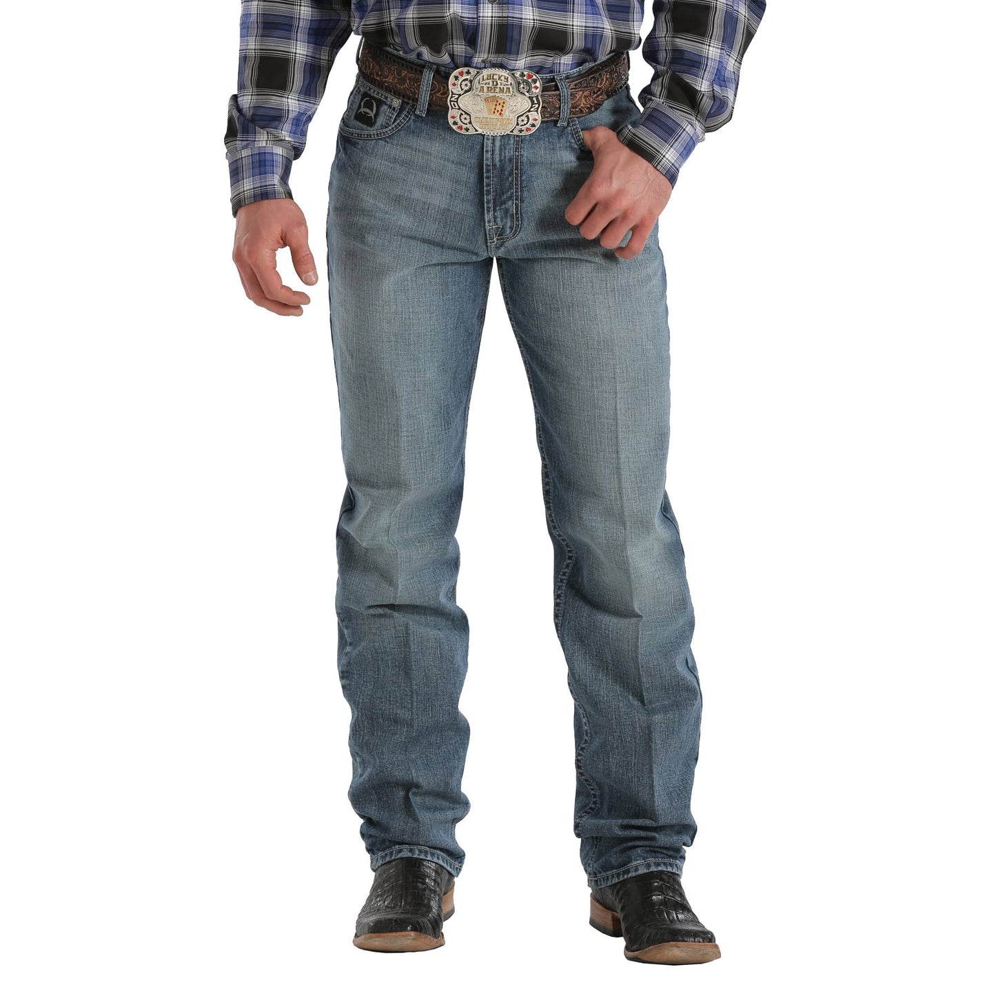 Cinch Black Label 2.0 Medium Wash Jeans WKU8_O2WKK87