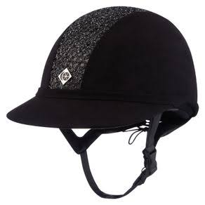 Charles Owen SP8 Plus Helmet - Black with Sparkly Center NXR8_I1WZS68