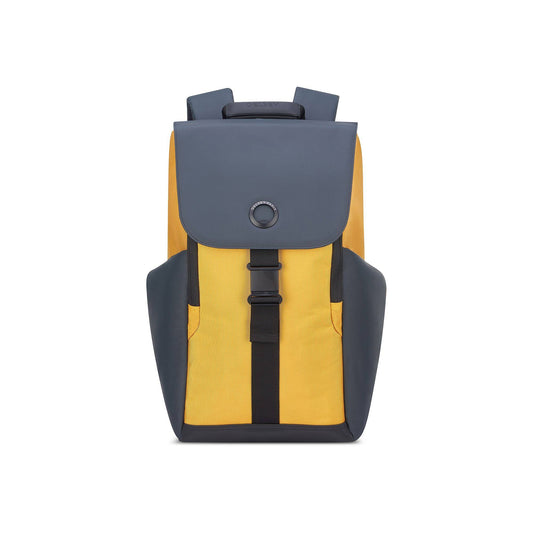 Delsey Securflap 15x22 Laptop Backpack - Yellow VOI8_D0APD60