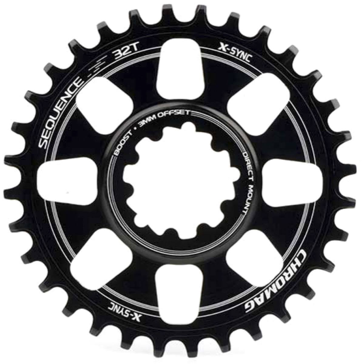 Chromag Sequence Boost 32T Chainring (Black) IRH8_S7DVY34