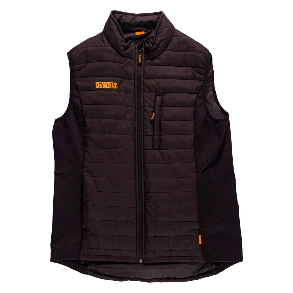 DeWalt Mens Hybrid Insulated Fleece Vest, DXWW50006, Black EJX7_G1HNP47