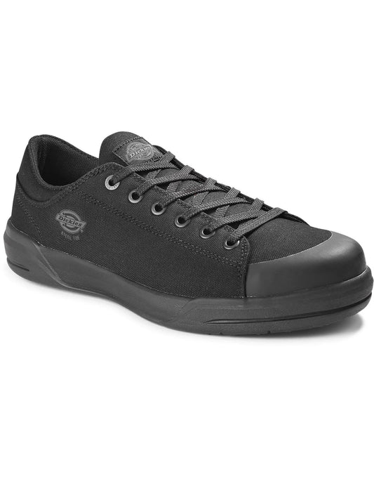 Dickies Mens Supa Dupa Low Steel Toe Safety Shoe, Blackout Canvas TED7_X0HKL08