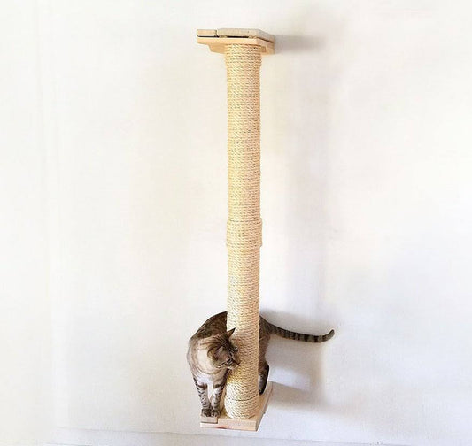 CatastrophiCreations Cat Mod 4& Climbing Vertical Sisal Pole Wall, Unfinished, One Size UFW1_I1QHI17