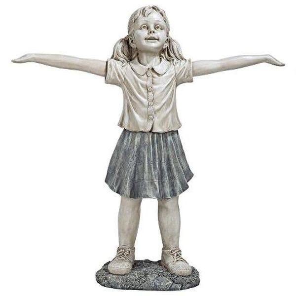 Design Toscano EU34080 Hope The Optimistic Gardener Child Statue OVQ8_O1JPT65