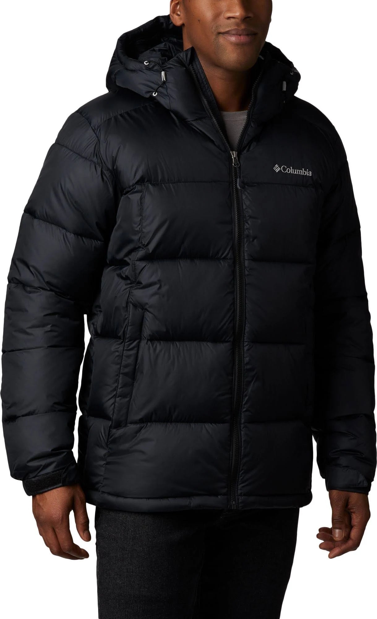 Columbia Men & S Pike Lake Hooded Jacket - Black JRX7_E0SRI56