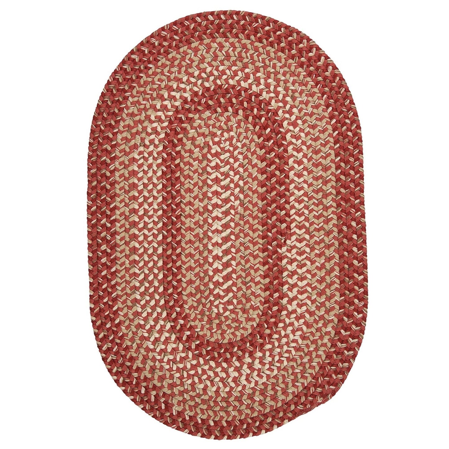 Colonial Mills Braxton Red Rug - 4 ft x 7 ft Oval JYG6_T8NPB46